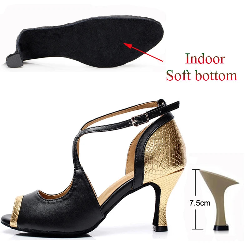 Chaussures de salsa femme — Aurelio - vue 3/4