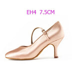 Souliers de danse latine femme satin, modèle Malakhov, vue 10