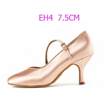 Souliers de danse latine femme satin — Malakhov - vue extérieure