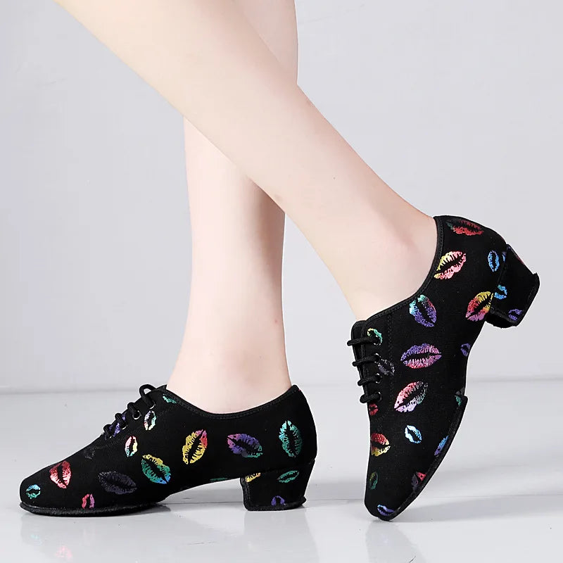 Souliers de danse latine femme — Virginie - vue de profil