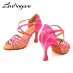 Chaussures de salsa femme strass — Hortensia