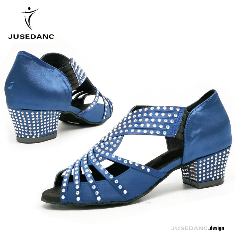Chaussures de salsa femme strass — Livry - vue arrière