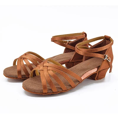 Chaussures de salsa femme satin — Scherzo - vue 3/4