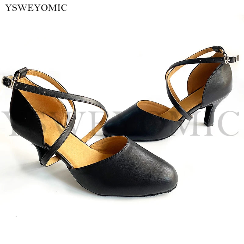 Souliers de danse latine femme — Tendu - détail