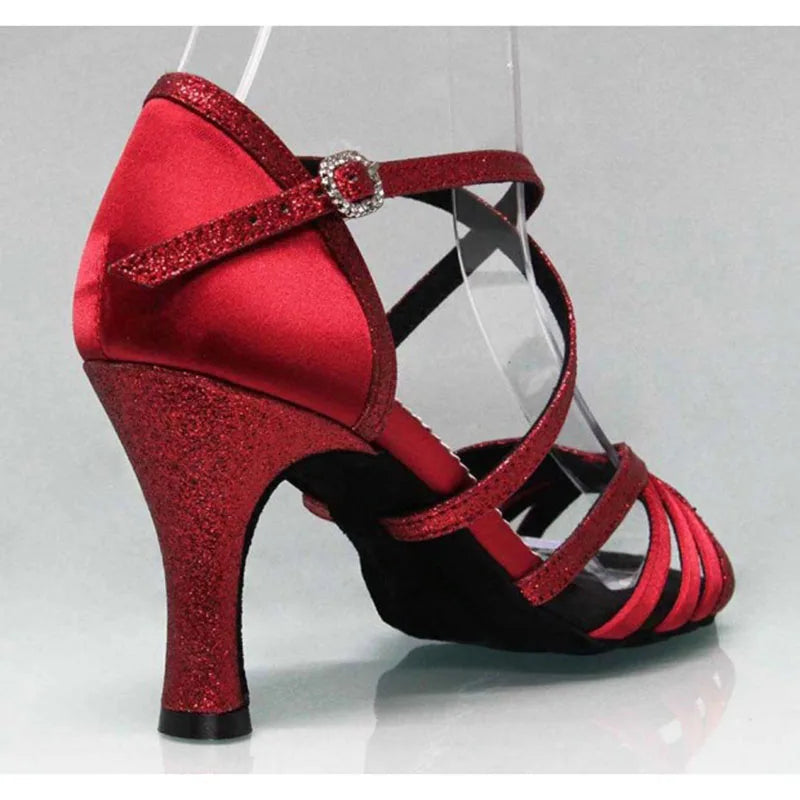 Souliers de tango femme paillettes — Aldous - semelle