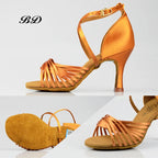 Chaussures de jazz femme satin — Bolle - vue de profil