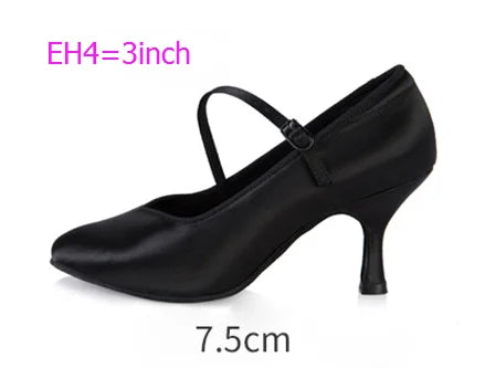 Souliers de danse latine femme satin — Malakhov - vue intérieure