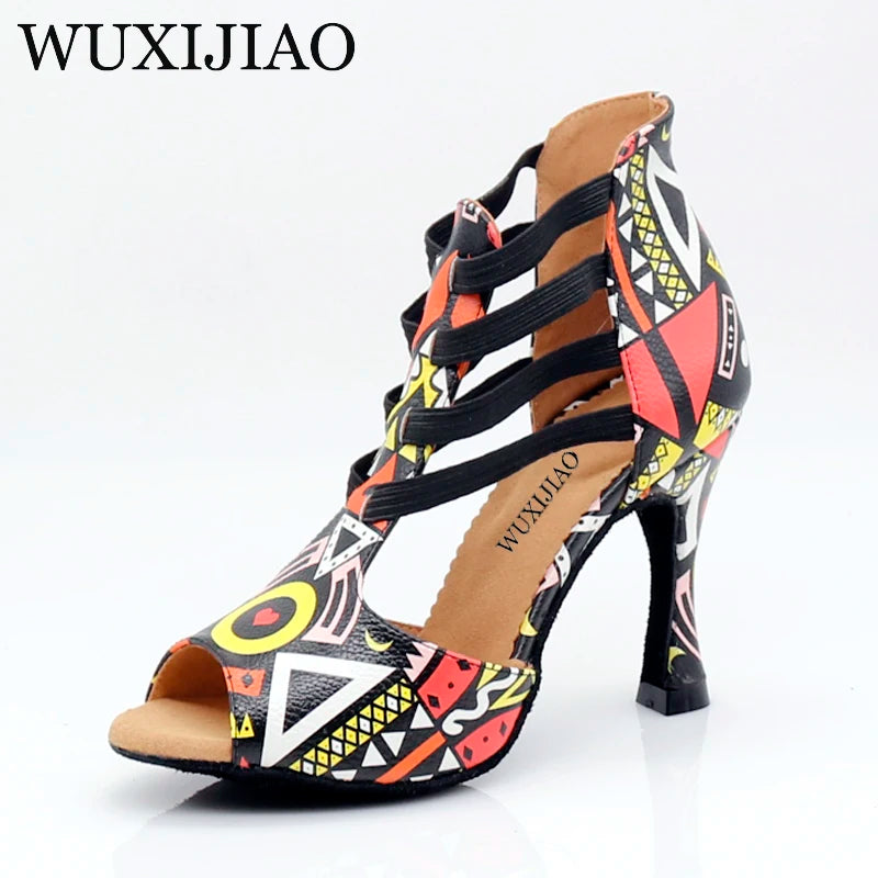 Chaussures de salsa femme heel — Riga - vue de profil