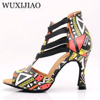Chaussures de salsa femme heel — Riga - vue arrière