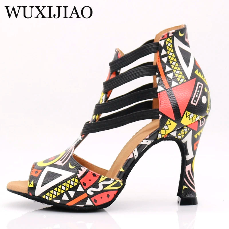 Chaussures de salsa femme heel — Riga - vue arrière