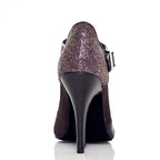 Chaussures de salsa femme paillettes — Marina - détail