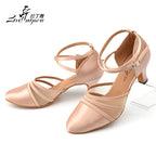 Souliers de danse latine femme satin — Effacé