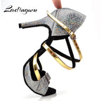 Chaussures de salsa femme paillettes — Némésie - semelle