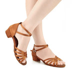 Chaussures de salsa femme satin — Scherzo - vue arrière