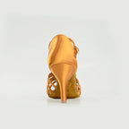 Souliers de danse latine femme satin — Joëlle - vue arrière