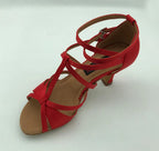 Chaussures de salsa femme satin — Lotier - vue de profil