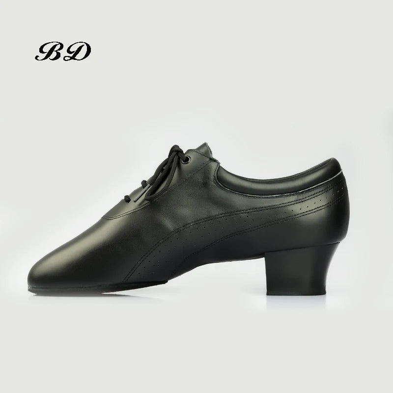 Souliers de danse latine homme cuir verni — Zoé - vue de profil