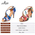 Chaussures de salsa femme satin — Patrizia - vue de profil