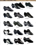 Souliers de danse latine homme cuir verni — Zoé - vue dessus