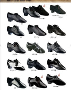 Souliers de danse latine homme cuir verni — Zoé - vue dessus