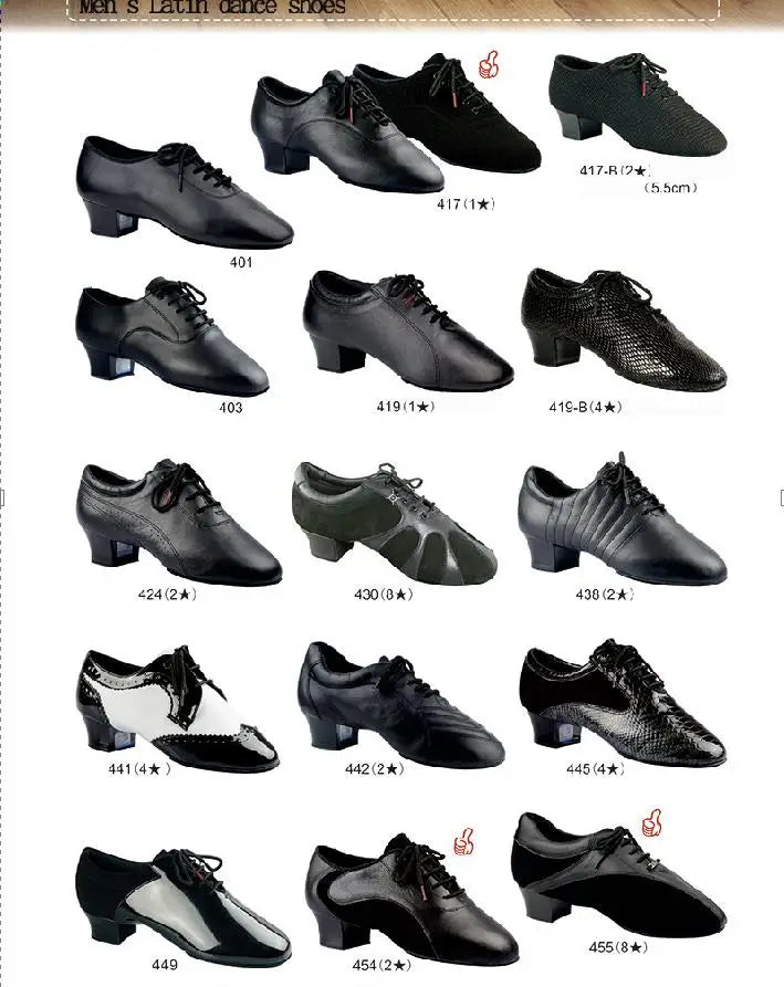 Souliers de danse latine homme cuir verni — Zoé - vue dessus