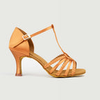 Souliers de danse latine femme satin — Joëlle - vue de profil