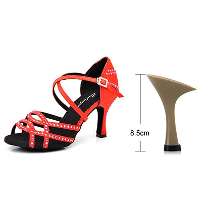 Chaussures de salsa femme strass — Hortensia - vue 12