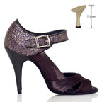 Chaussures de salsa femme paillettes — Marina - vue 12