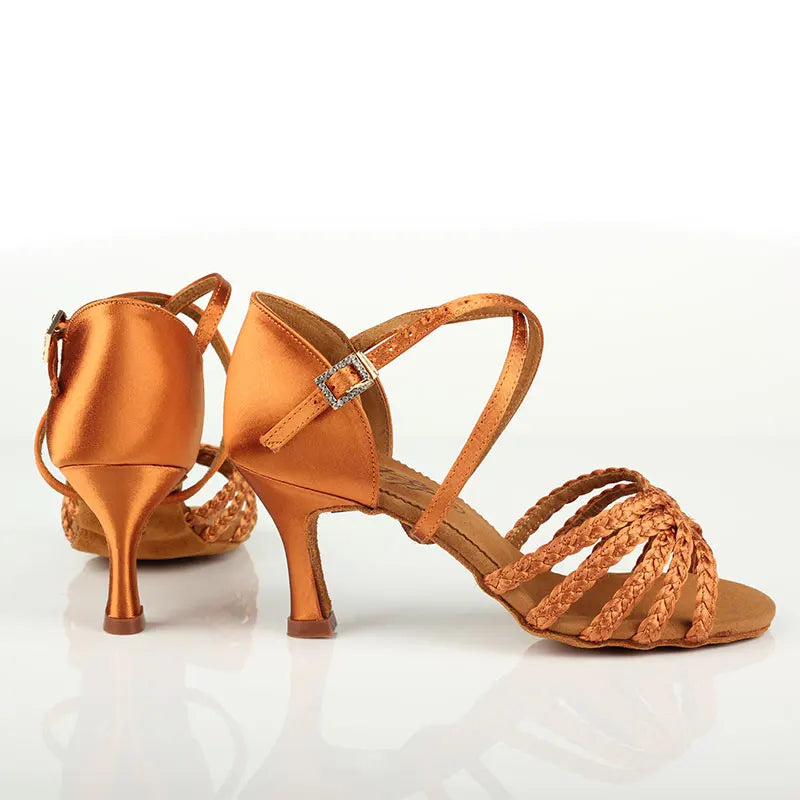 Souliers de danse latine femme satin — Lychnis - vue intérieure