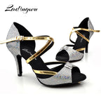 Chaussures de salsa femme paillettes — Némésie