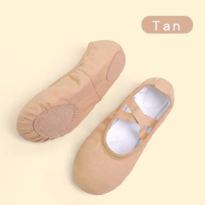 Chaussons de danse classique femme toile — Wendy - vue dessus
