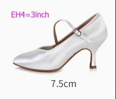Souliers de danse latine femme satin — Malakhov - vue 17