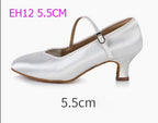 Souliers de danse latine femme satin, modèle Malakhov, vue 13