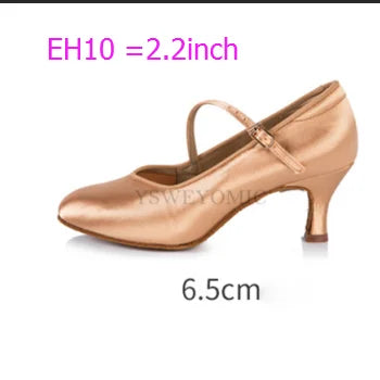 Souliers de danse latine femme satin — Malakhov - vue 15