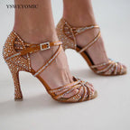 Chaussures de salsa femme strass — Claudia