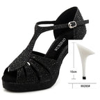 Souliers de danse latine femme — Capriccio - vue dessus