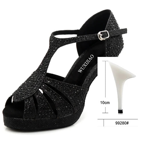 Souliers de danse latine femme — Capriccio - vue dessus
