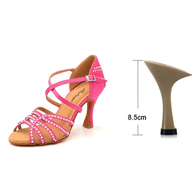 Chaussures de salsa femme strass — Hortensia - vue 13