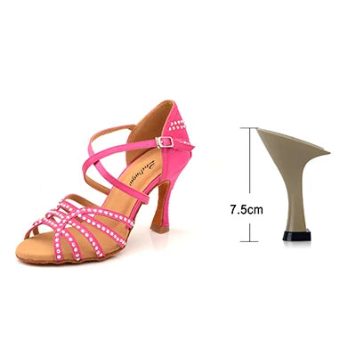 Chaussures de salsa femme strass — Hortensia - vue 16