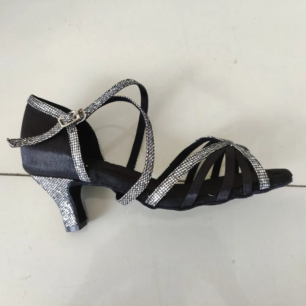 Souliers de tango femme paillettes — Aldous - vue arrière