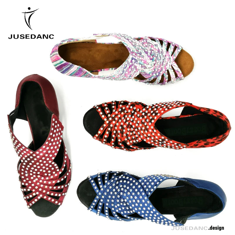 Chaussures de salsa femme strass — Livry - semelle