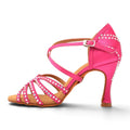 Chaussures de salsa femme strass, modèle Hortensia, vue 5
