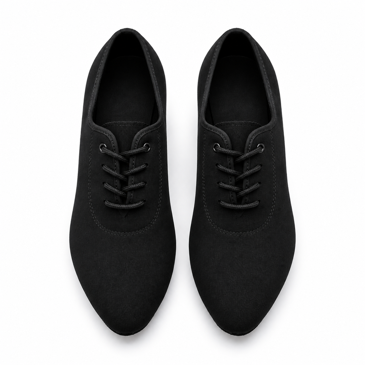Chaussures de salsa femme noires, talon 3,5 cm, modèle Hallberg, vue 5