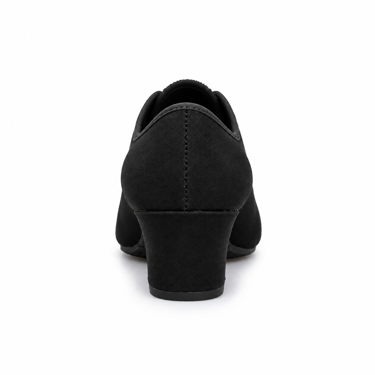 Chaussures de salsa femme noires, talon 3,5 cm, modèle Hallberg, vue 4