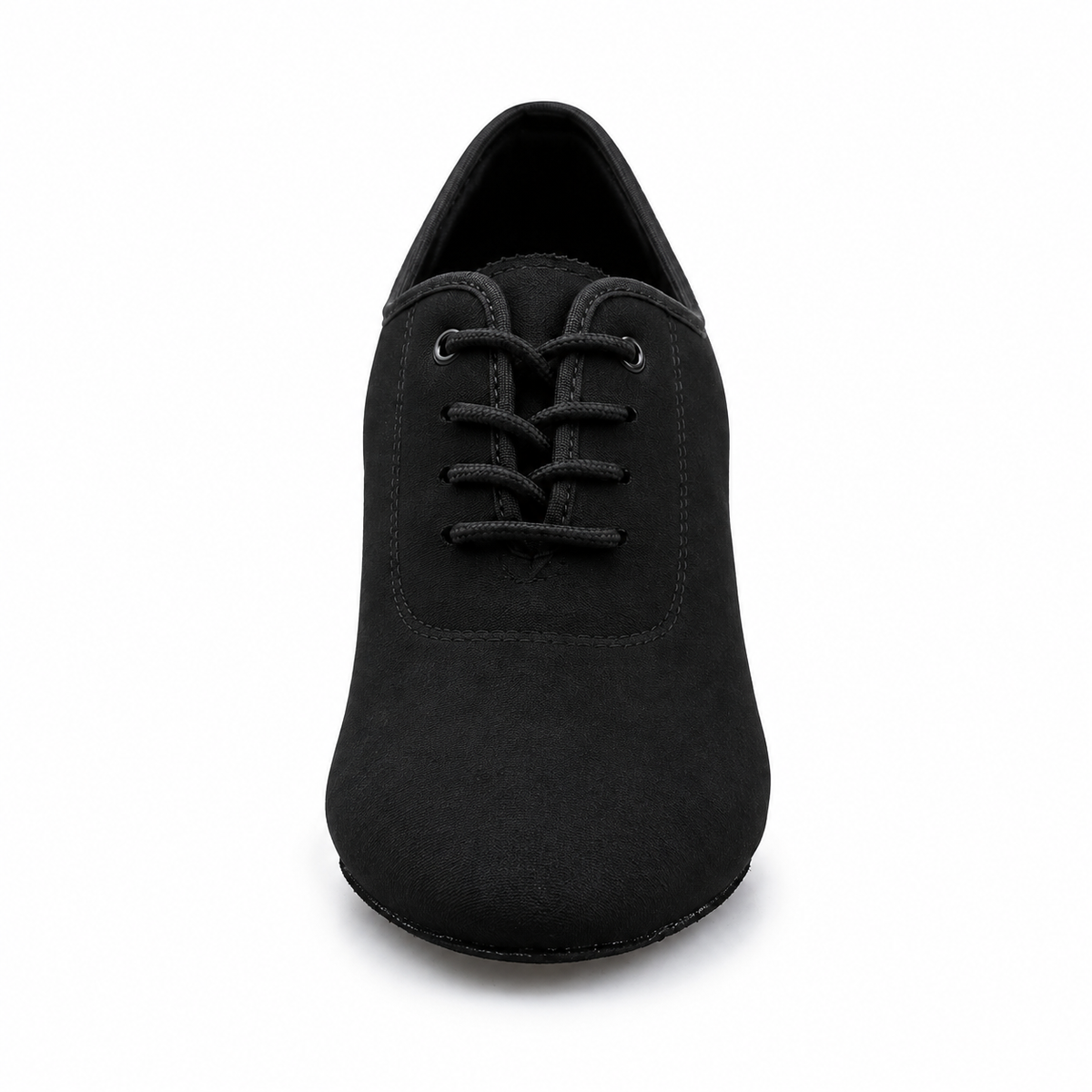 Chaussures de salsa femme noires, talon 3,5 cm, modèle Hallberg, vue 3