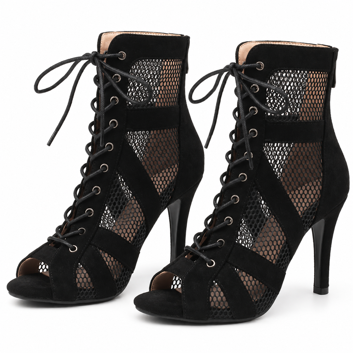 Chaussures de salsa femme daim — Irene