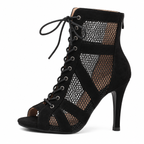 Chaussures de salsa femme daim — Irene