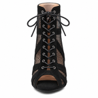 Chaussures de salsa femme daim — Irene