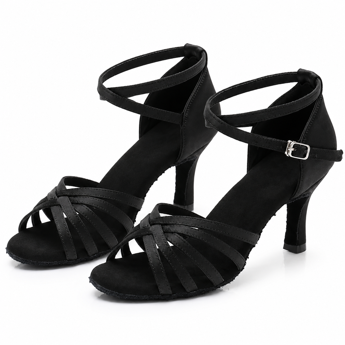 Chaussures de salsa femme daim — Natalia