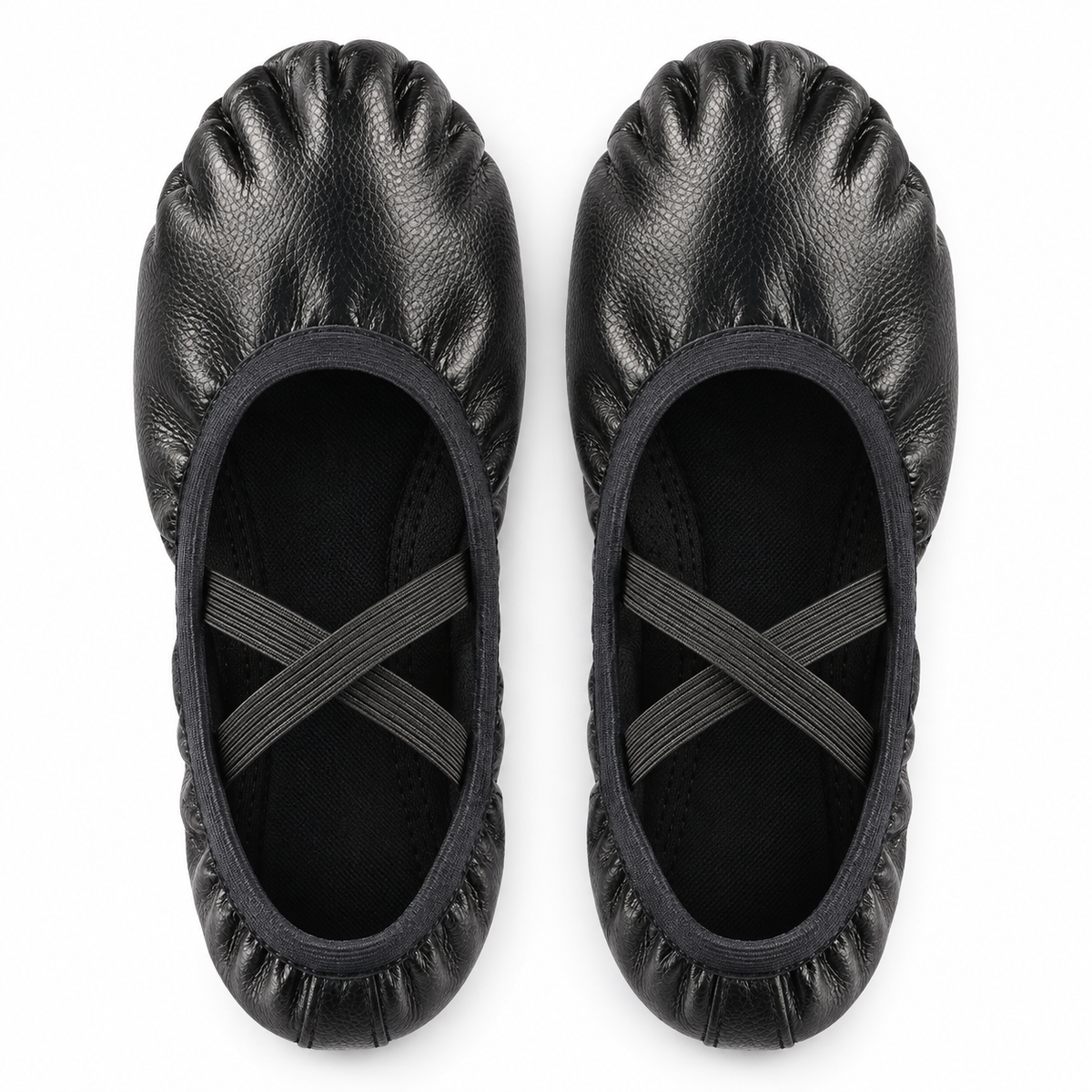 Chaussons de ballet noirs, modèle Mirella, vue 5